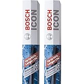 BOSCH 26A20A ICON Beam Wiper Blades - Set of 2 Blades (26A &amp; 20A) | Driver and Passenger Side; Extreme All-Weather Performance and Up to 40% Longer Life