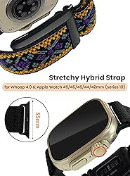 Zeeflufun Hybrid Band for Whoop & Apple Watch Combo