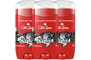 Old Spice Aluminum Free Deodorant for Men, Wolfthorn, 48 Hr. Protection, 85 g, Pack of 3