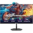 ArcticPro 27 inch 300Hz 240Hz Gaming Monitor, FHD 1080p, 1ms, PC Monitor Gaming, Fast IPS, Adaptive sync, PC Computer Monitor, Ultra Slim, DP x2, HDMI x2, VESA Support, Bluelight Filter