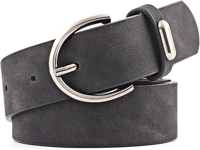 Wide Suede Leather Waist Belt Female Casual Ladies Pin Buckle Belts