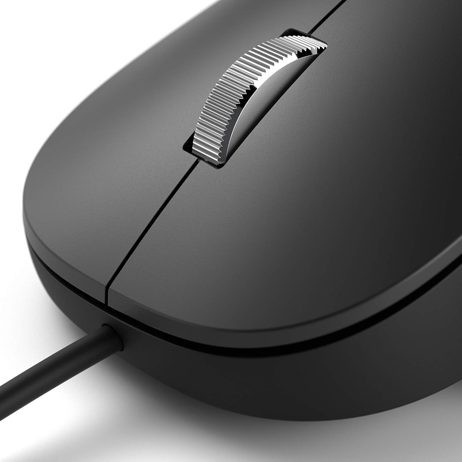 Microsoft Ergonomic Mouse, USB Wired, 5 Programmable Buttons, 1000 DPI, Comfortable for Work Editing, Office Use, Black - Image 5