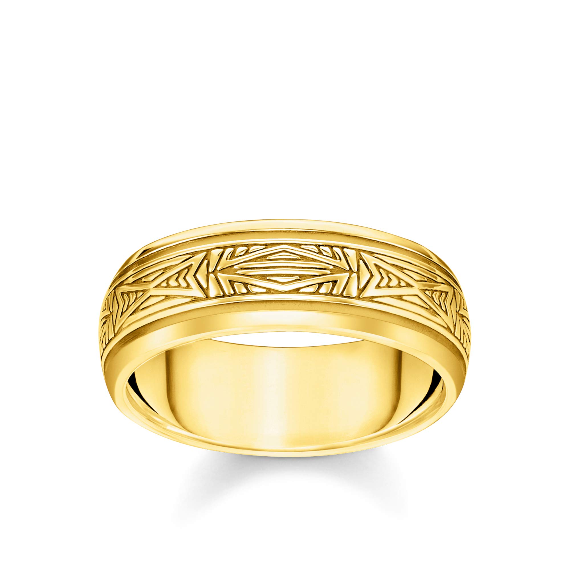 Thomas Sabo ring Ornaments, gold 925 Sterling Silver, 18k Yellow Gold Plating