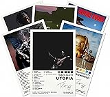 Album Poster 6 Piece Set on Canvas - Folklore Wall