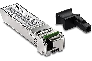 TRENDnet SFP Dual Wavelength Single-Mode LC Module, Up to 10 km (6.2 Miles), Must Pair with TEG-MGBS10D3 or Other Compatible 