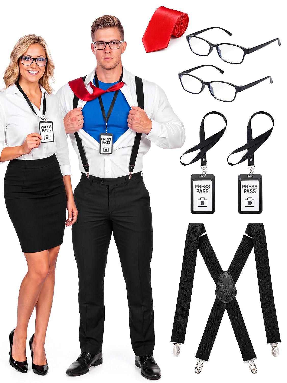 Lois and Clark press badge product photo 5