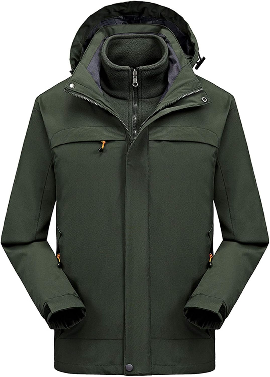 Winter Jackets Men's Mountain Waterproof Ski Jacket Hooded