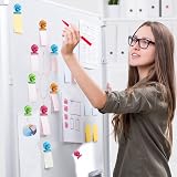 Artcut 8 Pack Magnetic Clips Scratch-Resistant Fridge Magnets Colorful view 3