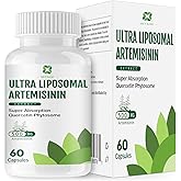 MuuKoo 500 mg Artemisinin,Supports Healthy Aging, Digestion, and Immunity - Vegan, Non-GMO - Artemisia Annua Supplement,Bio-Qurecetin phytosome Extract with Quercetin Phytosome 200 mg, 60 capsul