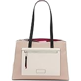 Calvin Klein womens Hadley Tote Bag – 2 in 1, Vegan Leather, 5 Pockets