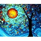 Tonzom Paint By Number Kits 16 x 20 inch Canvas Diy Oil Painting for Kids, Students, Adults Beginner with Brushes and Acrylic Pigment - Have A Nice Dream (Without Frame)