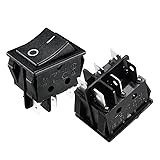 uxcell 5Pcs AC 16A/125V 16A/250V DPDT 6 Terminal 2
