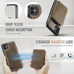 Usroom Compatible with Magsafe for iPhone 11 Wallet