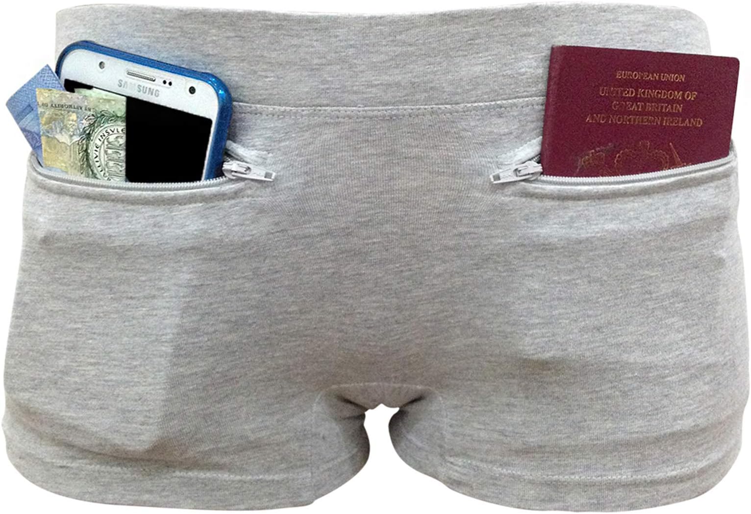 Clever Travel Companion Women's Underwear with Secret Pocket (Cotton)