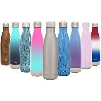 ENticerowts 300ml Isolamento Bottiglia di Vuoto In Acciaio Inox A Perdita Mini Caffè Vino Vino Bevanda Bottiglia Acqua Viaggio Scuola Verde