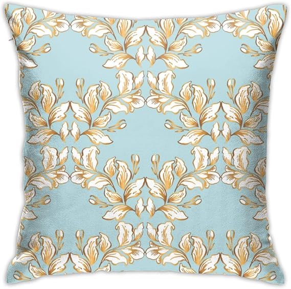 Funda de Almohada gráfica de Flor clásica Funda de Almohada Moderna