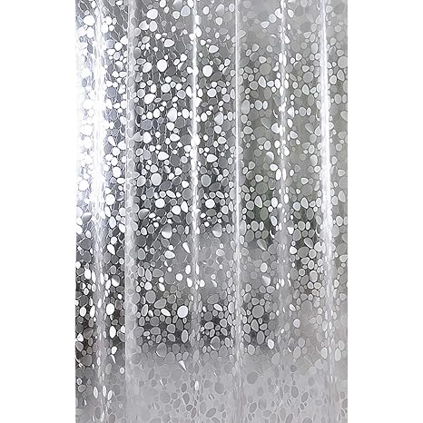 Pandada Pvc Shower Curtain With Hanging Hooks Waterproof Non Toxic