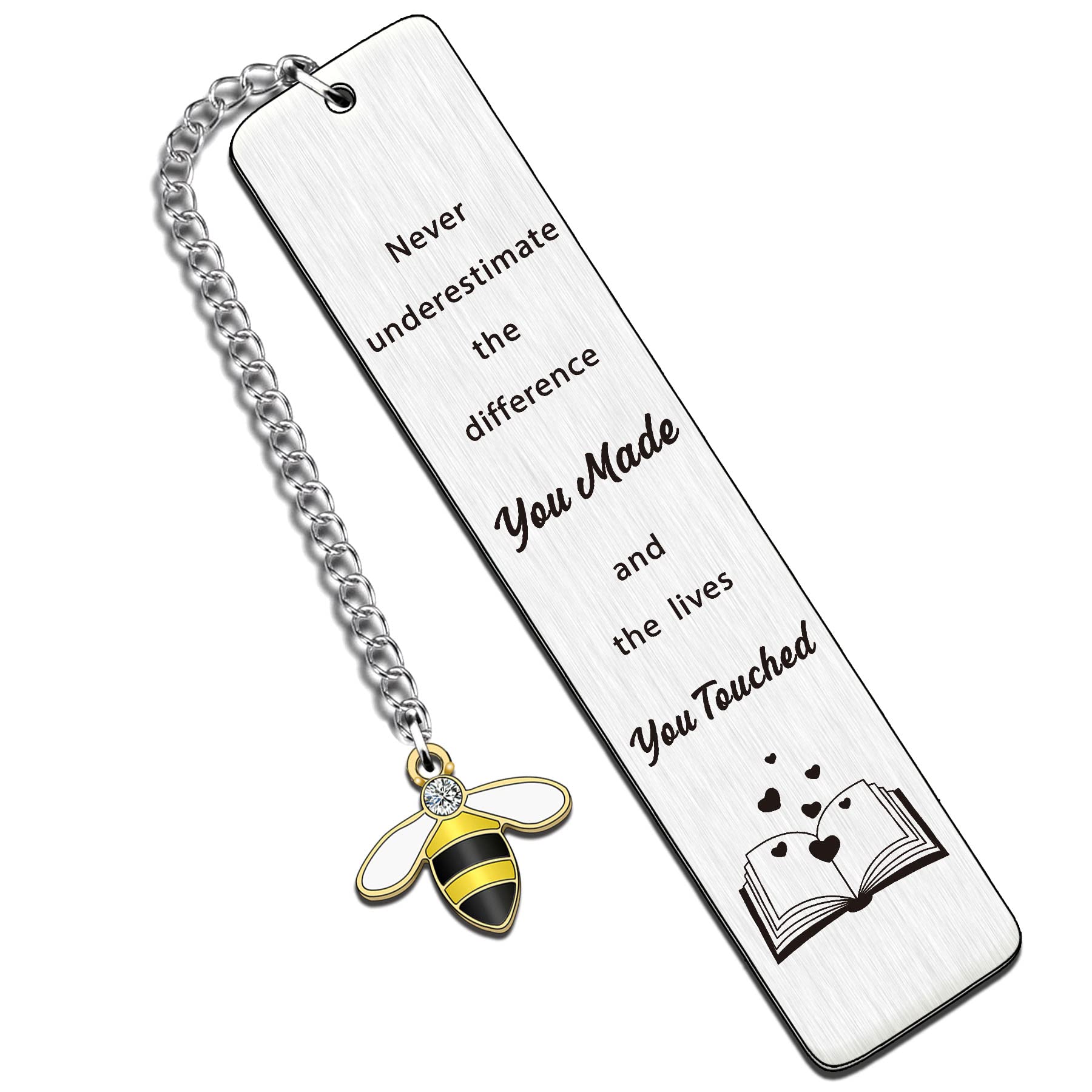 SMARGO Leaving Gifts for Colleagues Coworker Teacher Thank You Teacher Gifts Thank You Bookmark Gifts for Women Men