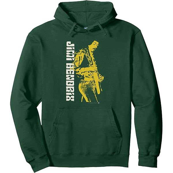 Amazon.com: Jimi Hendrix Portrait with Signature Pullover Hoodie