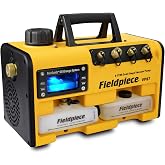 Fieldpiece VP87 Vacuum Pump &ndash; 8 CFM, &frac34; HP DC Motor, RunQuick Oil Change System &ndash; Portable - Professional HVAC Tool - A2L Compatible