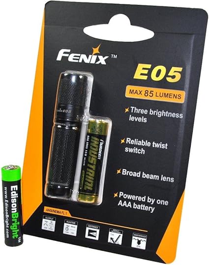 Fenix E05 black CREE XP-E2 85 Lumen LED 