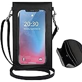 ChicBagus Small Phone Purse Crossbody Wallet, iPhone Crossbody Bag with Shoulder Strap,Waterproof Phone Wallet Case with Touch Screen Window up to 6.7 inch Smartphone