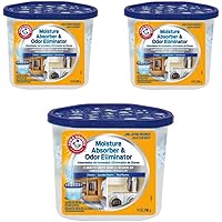 Arm & Hammer FGAH14 14 Moisture Absorber & Max Odor Eliminator Tub, 14 oz (3 Pack)