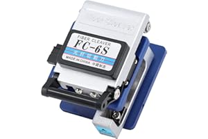KELUSHI FC-6S Optical Fiber Cleaver Stripping Cutter Tool Cleaves for SUMITOMO with 36000 Cleaves and Coating Diameter: 250μm - 900μm 12 Position Blade Cold Connection Tools Fiber Equipment Used in FTTH