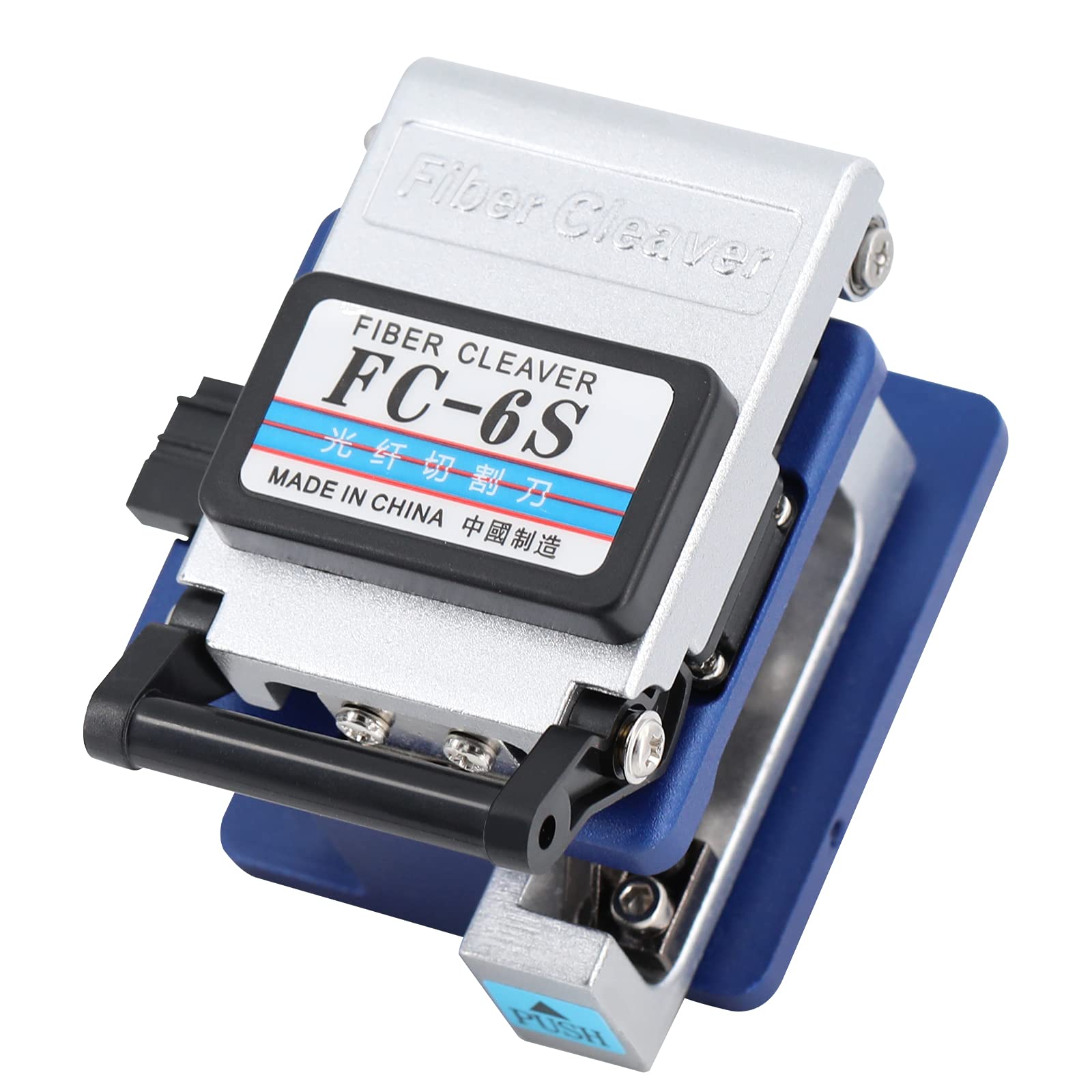 FC-6S Optical Fiber Cleaver for SUMITOMO with 36000 Cleaves and Coating Diameter: 250um - 900um,12 Position Blade Cold Connection Tool Fiber Equipment Used in FTTH