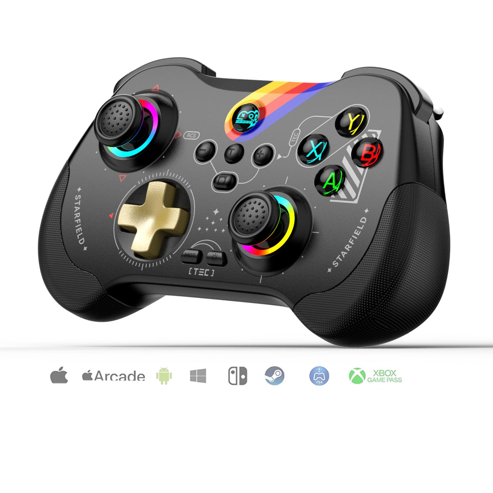 Koiiko Wireless Gaming Controller for Hall Effect Triggers Hall left ...