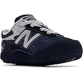 New Balance Kid's 990 V6 Sneaker, Navy/Silver, 2 Medium US