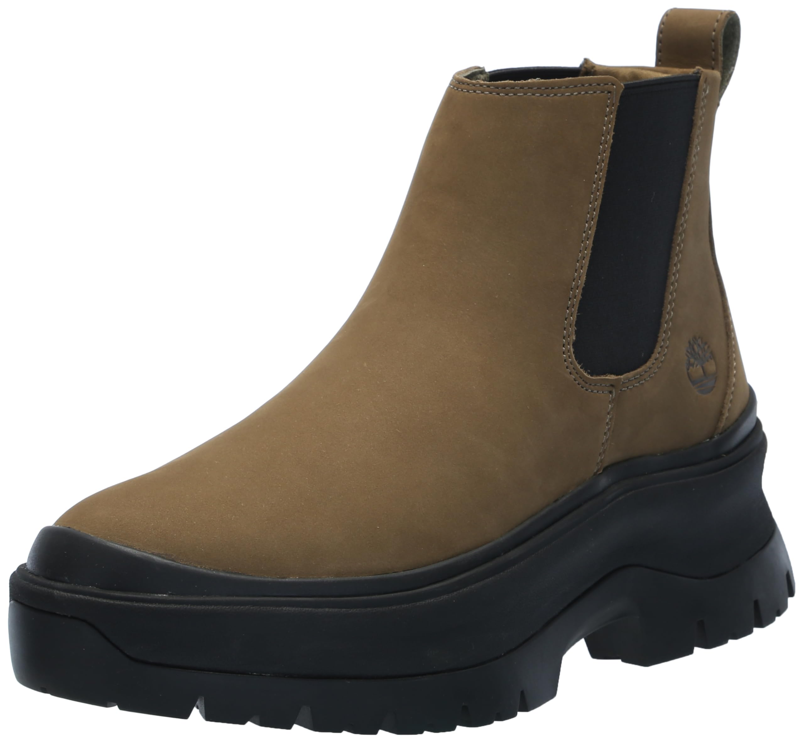 Timberland Women’s Roxie Lane Mid Fashion Boot, Olive Nubuck, 7.5 Wide
