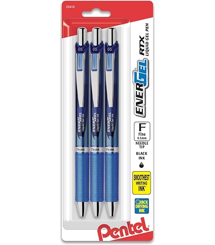 Pentel EnerGel RTX Druckmechanik-Stift 0,7 Mm 36er Pack Marineblau – Flüssige Geltinte, Schnell Trocknend, Für Links- & Rechtshänder