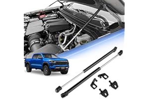 TECHPICCO Hood Struts for Chevy Colorado/Canyon GMC 2023 2024 - Upgraded Hood Lift Support, No Drill Front Gas Springs Shocks | Compatible with Chevrolet Colorado Accessories