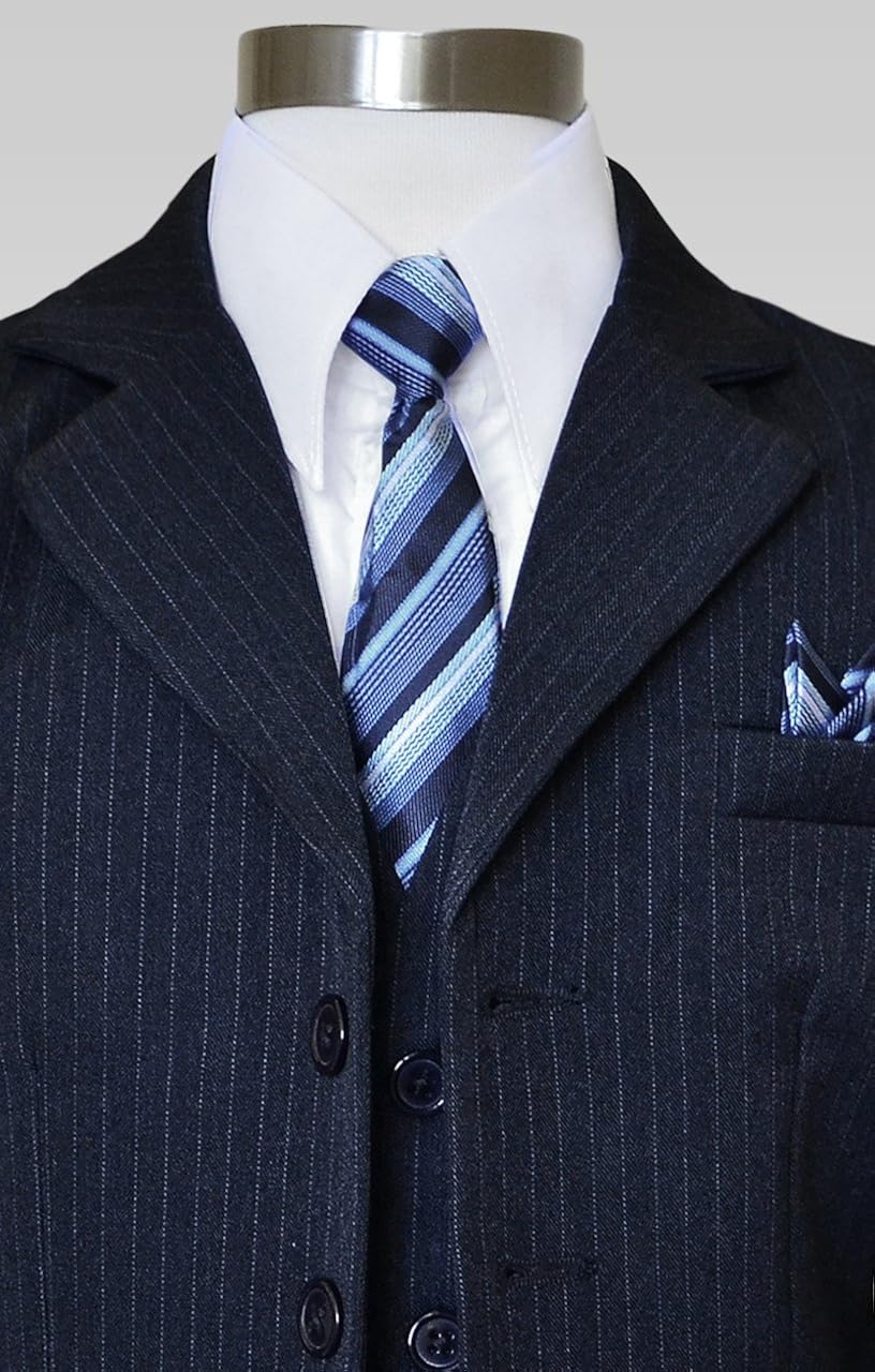 Black Pinstripe Suit White Shirt What Color Tie BETC