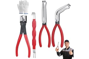 5Pcs Electrical Disconnect Pliers Kit, Automotive Terminal Connector Removal Tool Hose Clamp Pliers Set Electric Plug Plier R
