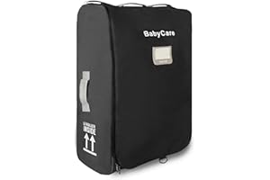 nexanic Stroller Travel Bag Compatible with UPPAbaby Vista, Vista V2, Cruz V2,Uppa-baby Bag With Wheels,Dual Handles,Luggage Tag for Airplane Flight Travel