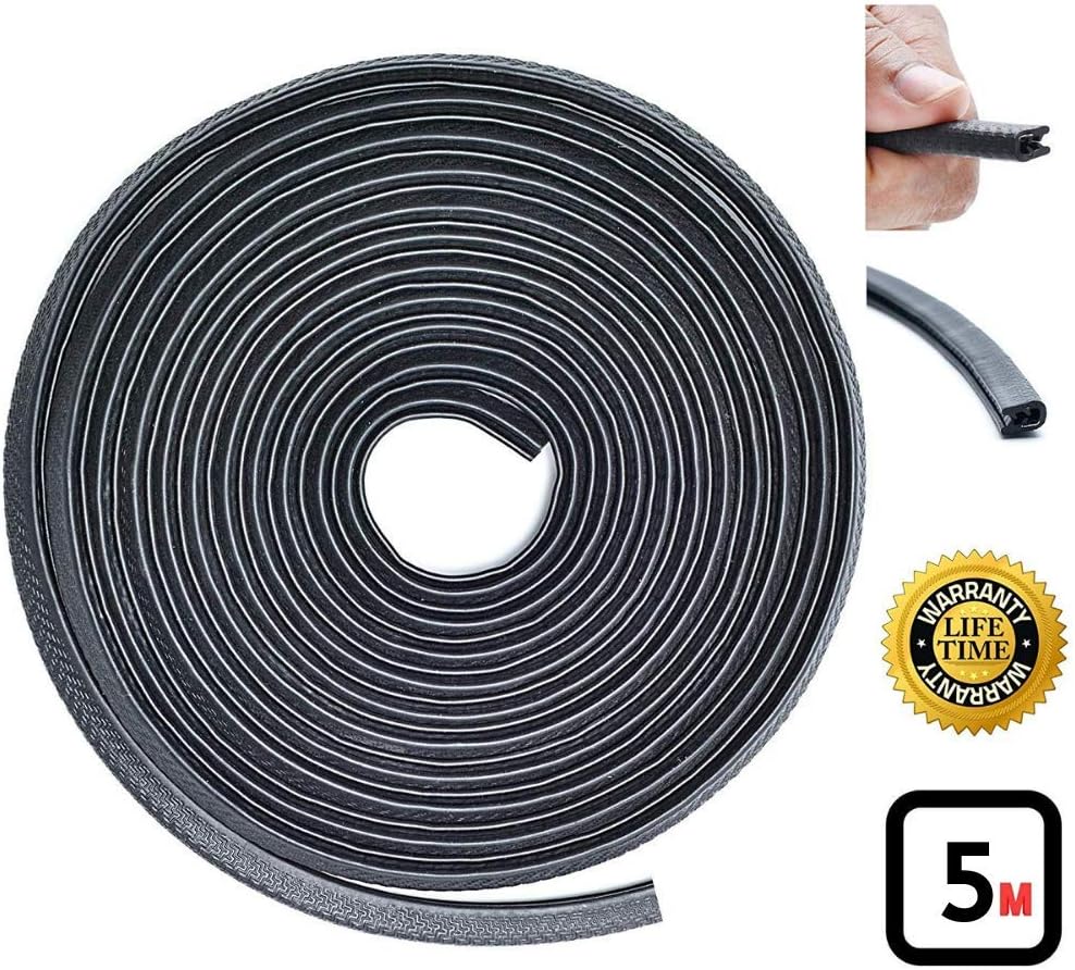 Strongman Tools U Shape Rubber Seal Trim Protector & Guard Strip for