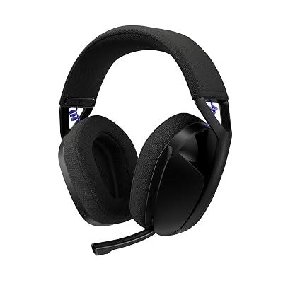 Logitech G321 Lightspeed Wireless Bluetooth Gaming Headset, Dynamic Comfort and fit, 16 kHz Boom mic, 20+ hrs Battery, PC, PS4, PS5, Nintendo Switch, Mobile - Black