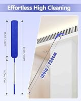 Fogray Gap Dust Cleaner, Skinny Gaps Duster with 1 Telescopic Pole view 2
