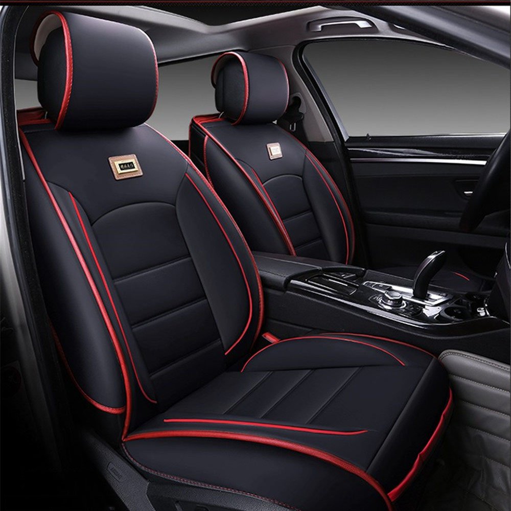 Vogvigo PU Fundas Para Asiento Juegos De Cubresientos Cojines De