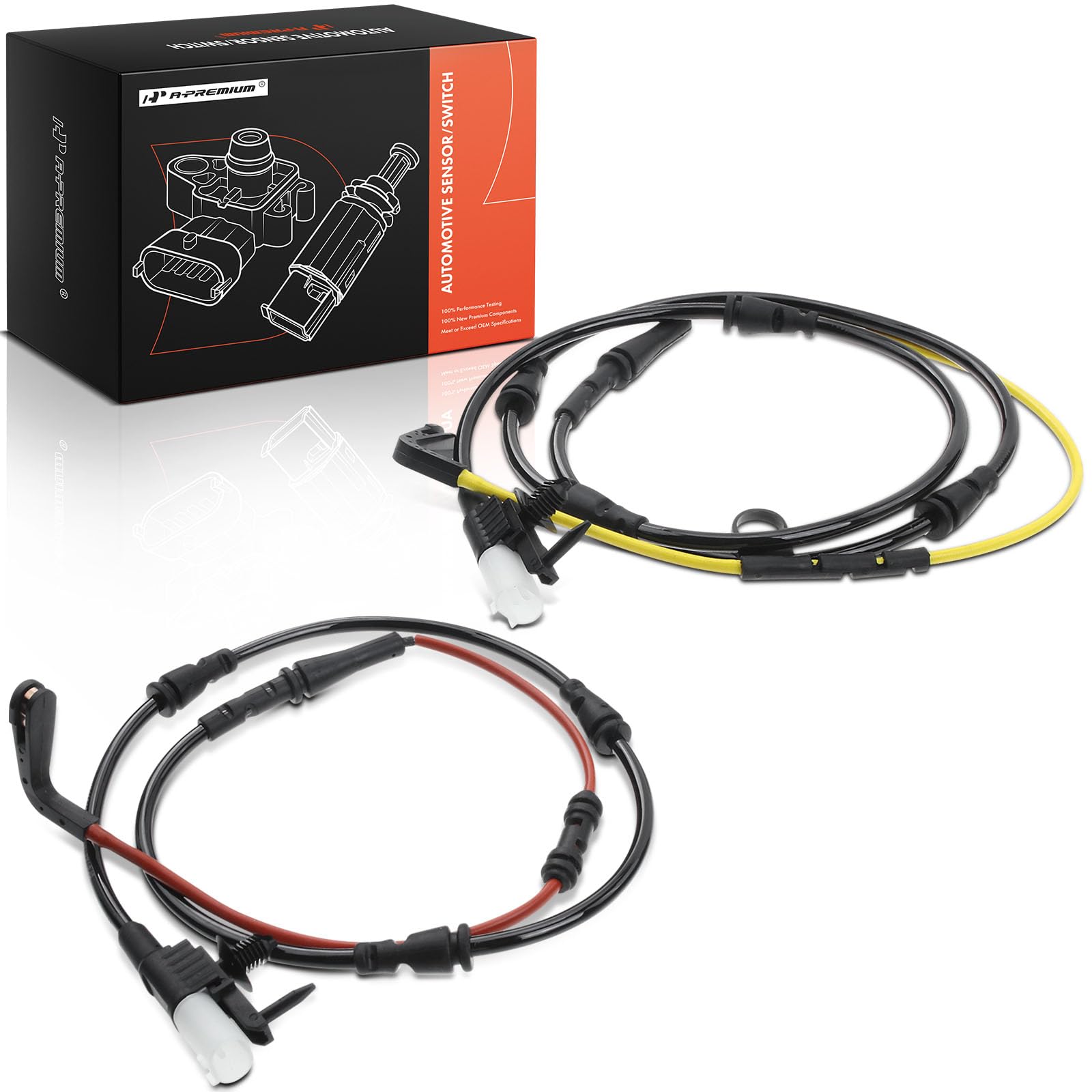 Photo 1 of A-Premium Front and Rear Disc Brake Pad Wear Sensors Compatible with Land Rover Range Rover, Range Rover Sport, 2014 2015 2016, V6 3.0L, 2-PC Set