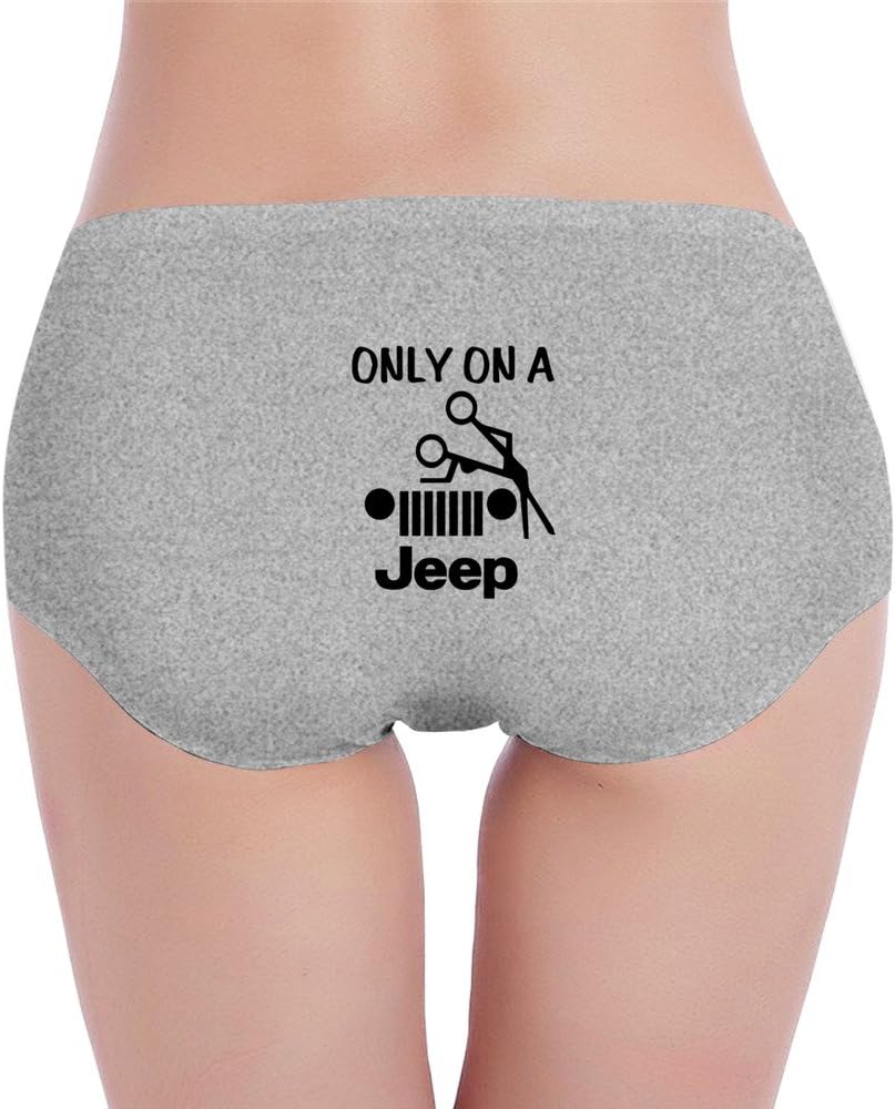 LKSJSADJ Womens Only On A Jeep Low Rise Panty White