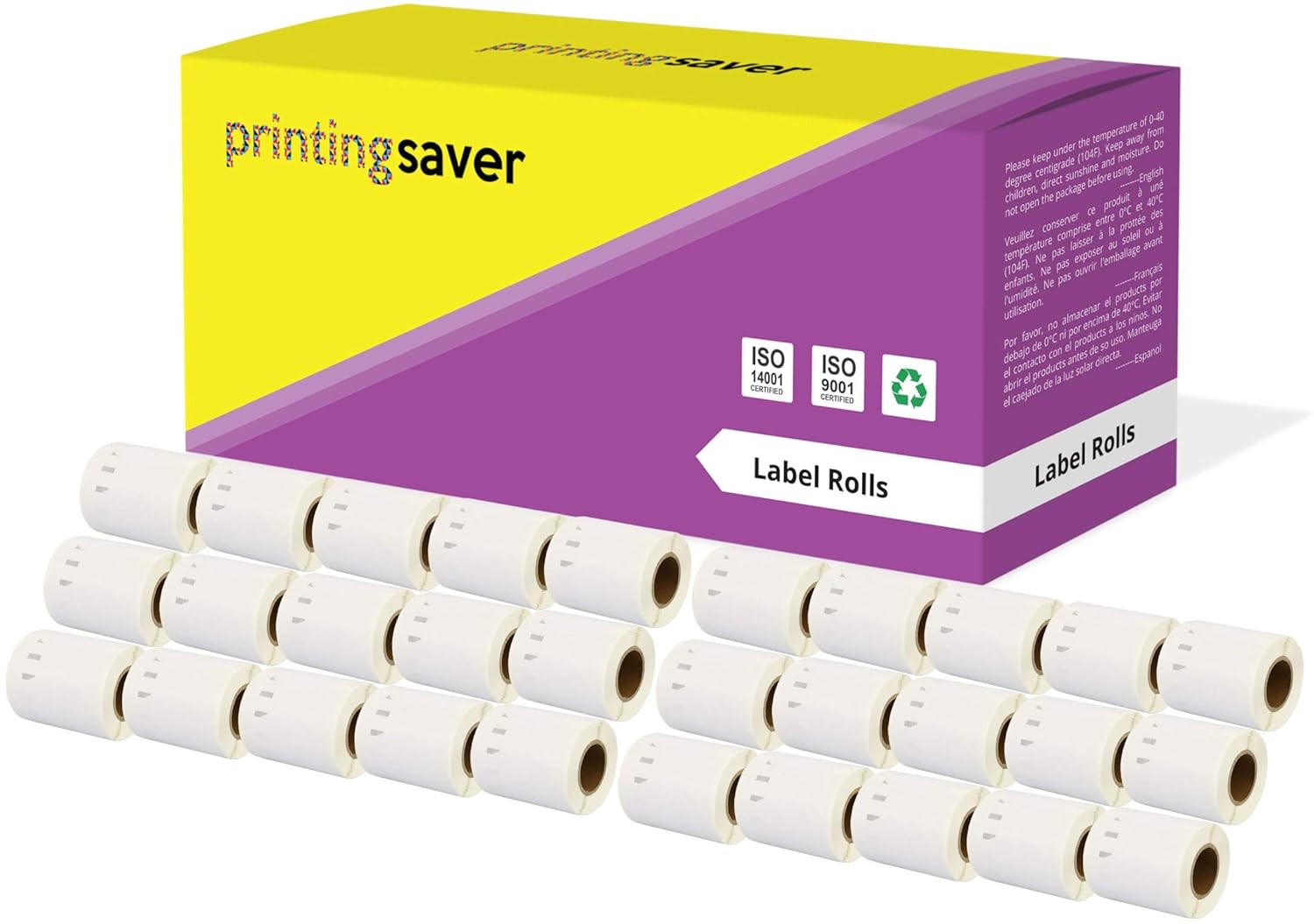 2 Rotoli Etichette Compatibili Dymo 12x24mm - 1000 Etichette Per LabelWriter