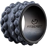 FitBeast Back Roller, Back Wheel Foam Roller - Targeted Muscle Roller for Deep Tissue Massage, Back Stretcher