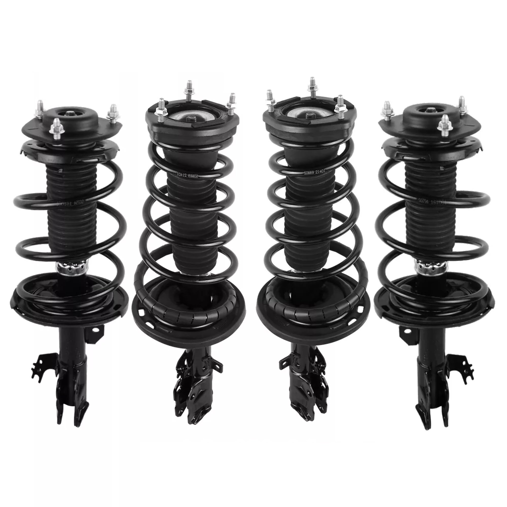 Photo 1 of *************ONLY INCLUDES THE TWO PARTS IN THE MIDDLE OF THE STOCK PHOTO************
KUIPERAUTO 1333375L 1333375R 1333377L 1333377R Complete Front Rear Struts Coil Spring Assembly Compatible for 2012-2017 Toyota Camry 2.5L L4 SE Set of 4 Replacement Shoc