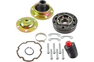 TRQ Front Forward Driveshaft CV Joint Rebuild Kit for Jeep Dodge Pickup Truck