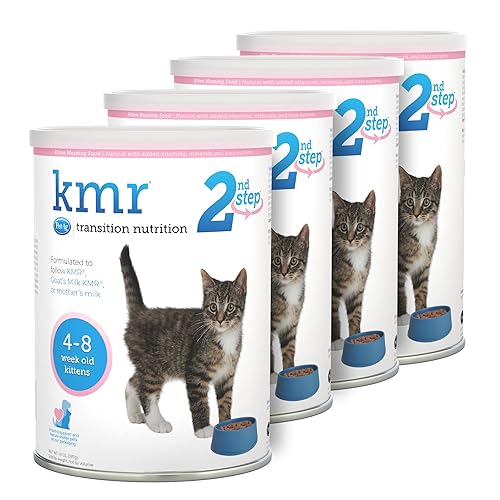 Pet-Ag KMR 2nd Step Kitten Weaning Food 14 oz, Pack of Powdered  Kitten Weaning Formula with DHA, Natural Milk Protein, Vitamins Minerals  for