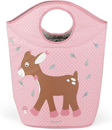 Sterntaler Panier A Linge Motif Biche Rosie Rose 71 X 58 Cm Amazon Fr Bebes Puericulture