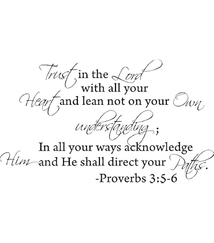 Proverbs 3:24 Bible Verse Wall Decal – Vinyl Scripture Art, Removable Sticker For Home Decor – Made In USA